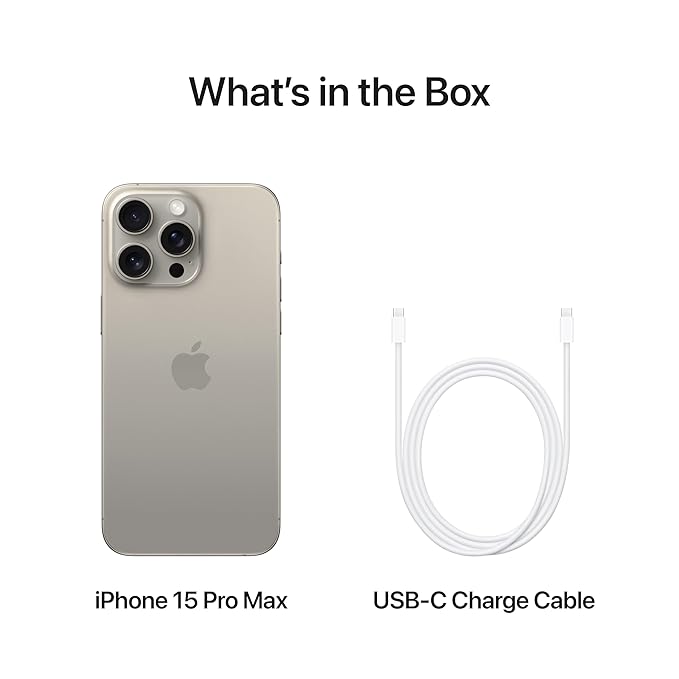 Apple iPhone 15 Pro Max (256 GB) - Natural Titanium