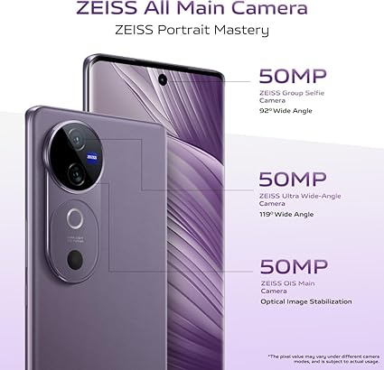 V40 5G Smartphone (Lotus Purple, 8GB RAM, 128GB Storage)