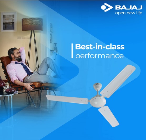 Bajaj Ceiling Fan  1200mm (White)