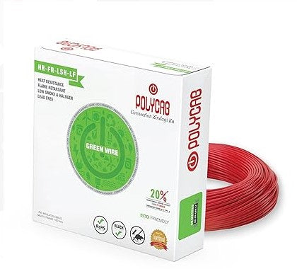 Polycab Optima Plus FR-LF 1.5 SQ-MM 90 Meters PVC Insulated Wire Single Core