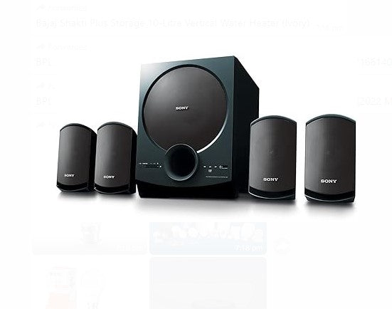 Sony SA-D40 4.1 Channel Multimedia Speaker System With Bluetooth