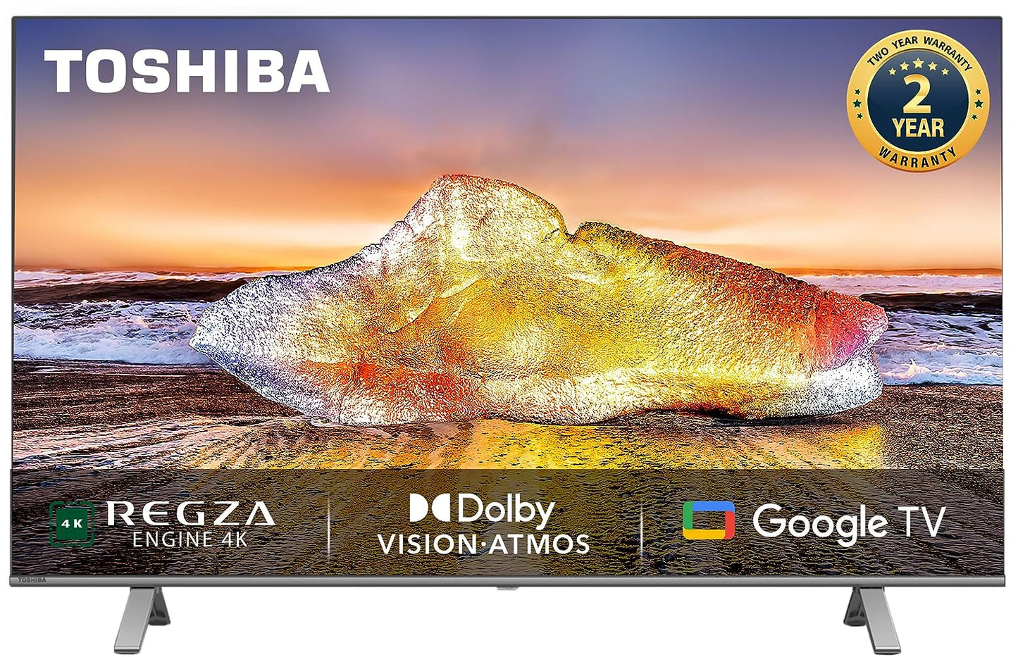 TOSHIBA 108 cm (43 inches) 4K Ultra HD Smart LED Google TV