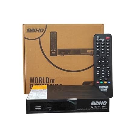 Sun Direct dth - HD - 12 Months only box
