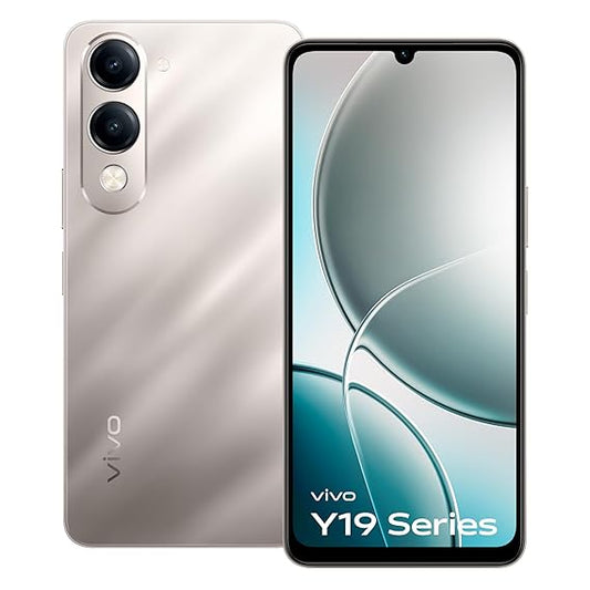 VIVO Y19 5G (Titanium Silver, 4GB RAM, 64GB Storage) with No Cost EMI/Additional Exchange Offers
