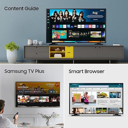 Samsung 108 cm (43 inches) D Series Brighter Crystal 4K Vivid Pro Ultra HD Smart LED TV UA43DUE77AKLXL (Black)